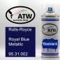 Preview: Rolls-Royce, Royal Blue Metallic, 95.31.002: 400ml Sprühdose, von ATW Autoteile West.